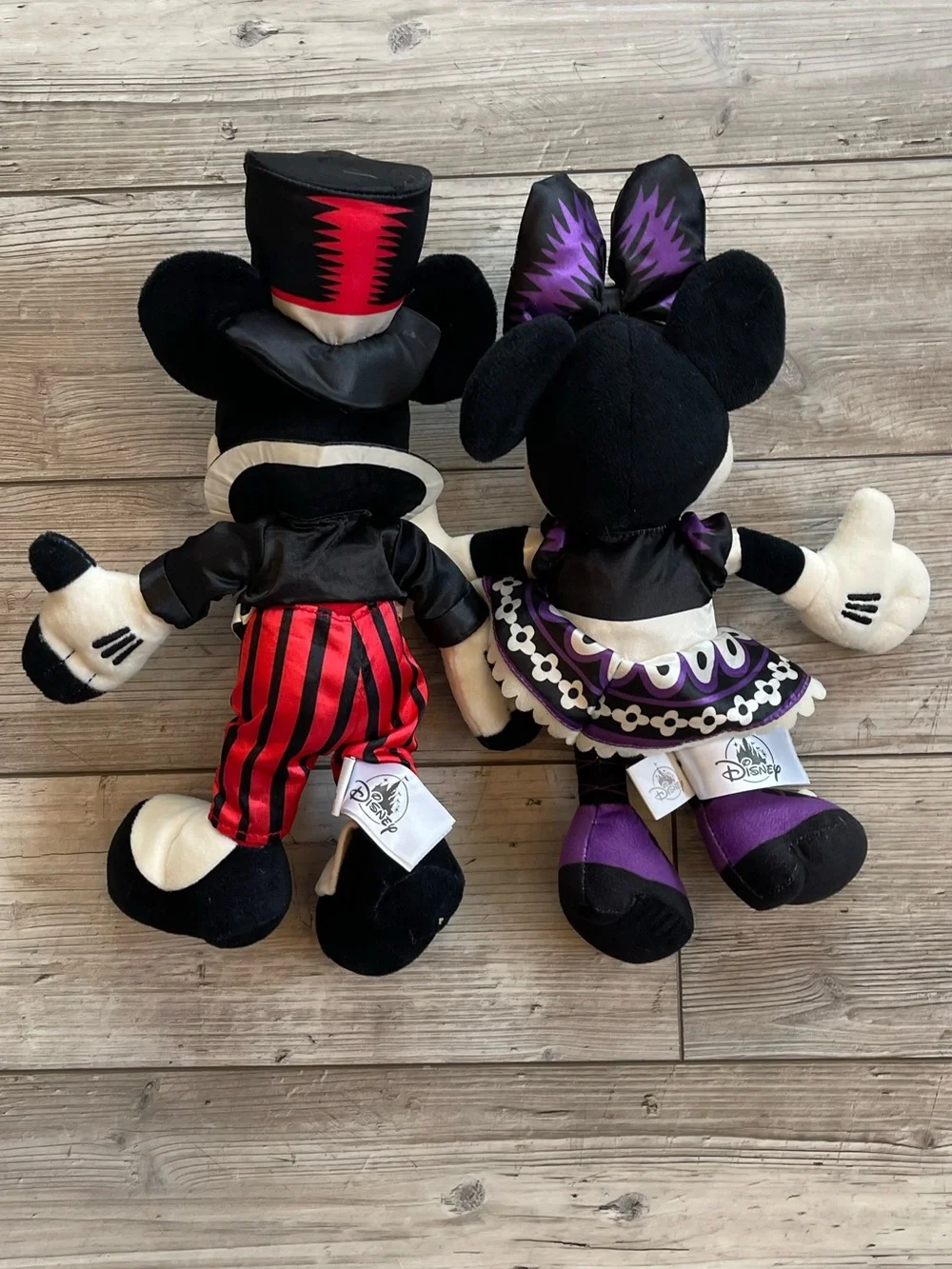 Disney | Disneyland Paris Mickey & Minnie Halloween Pluses | Bundle: Set of 2